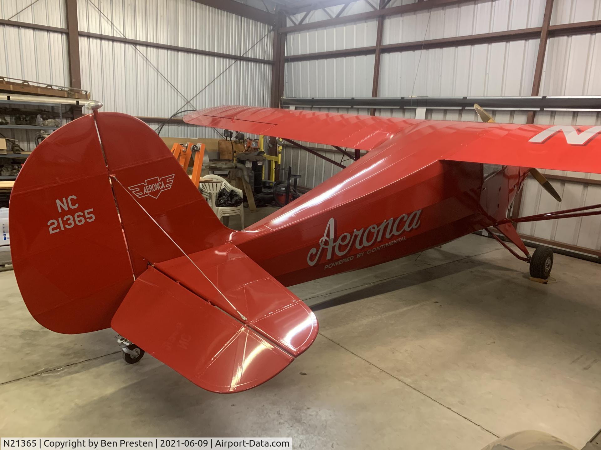 N21365, 1938 Aeronca 65-C C/N C-1788, N21365