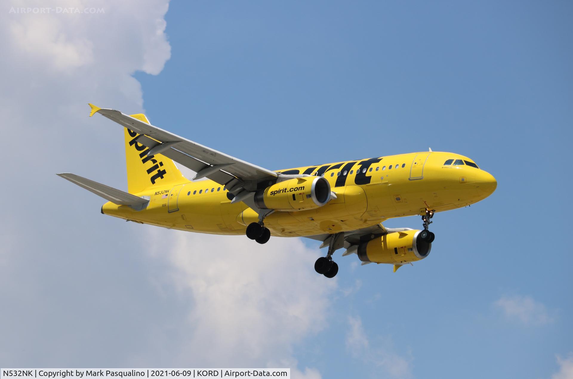 N532NK, 2007 Airbus A319-132 C/N 3165, Airbus A319-132