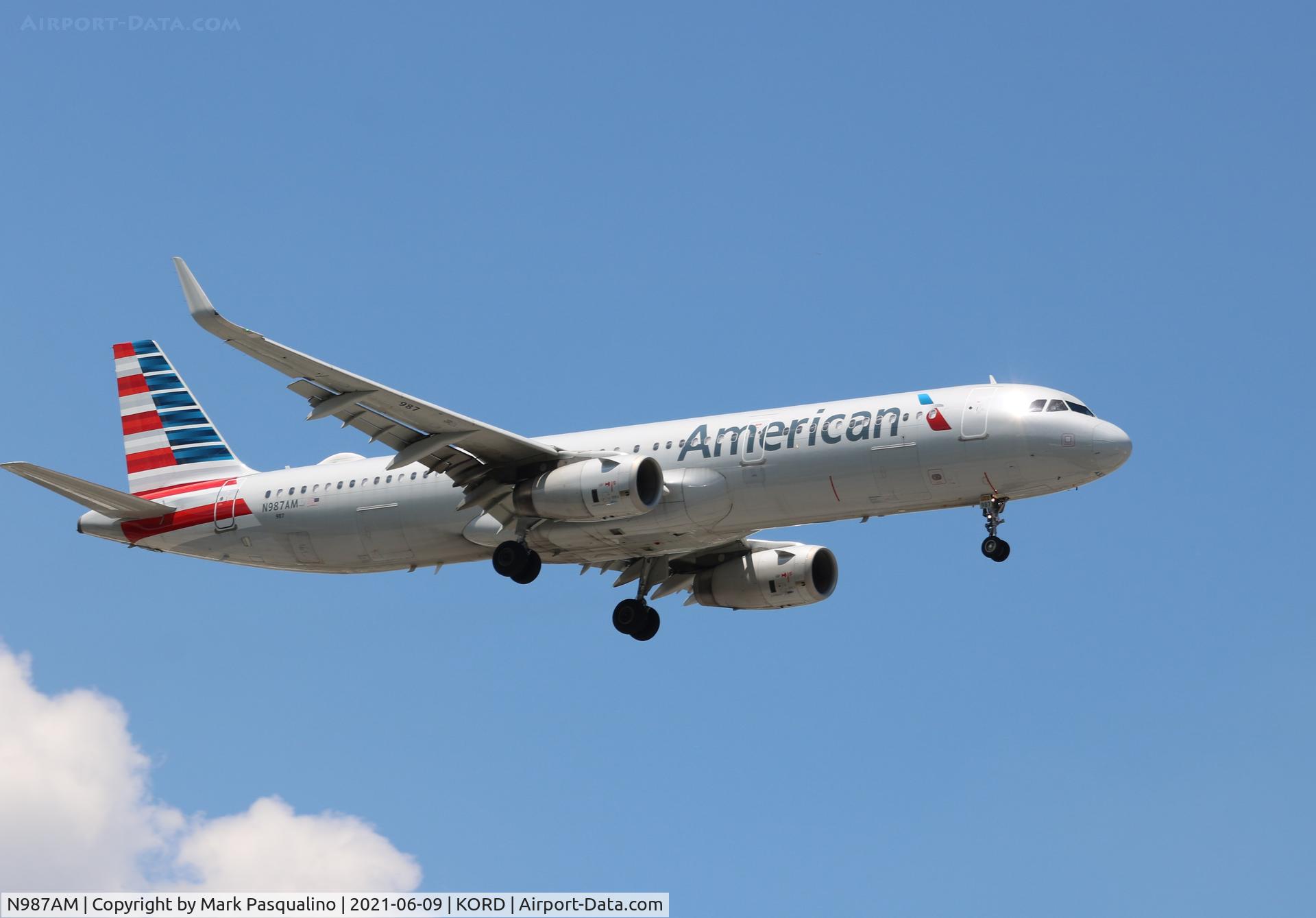 N987AM, 2016 Airbus A321-231 C/N 7079, Airbus A321-231