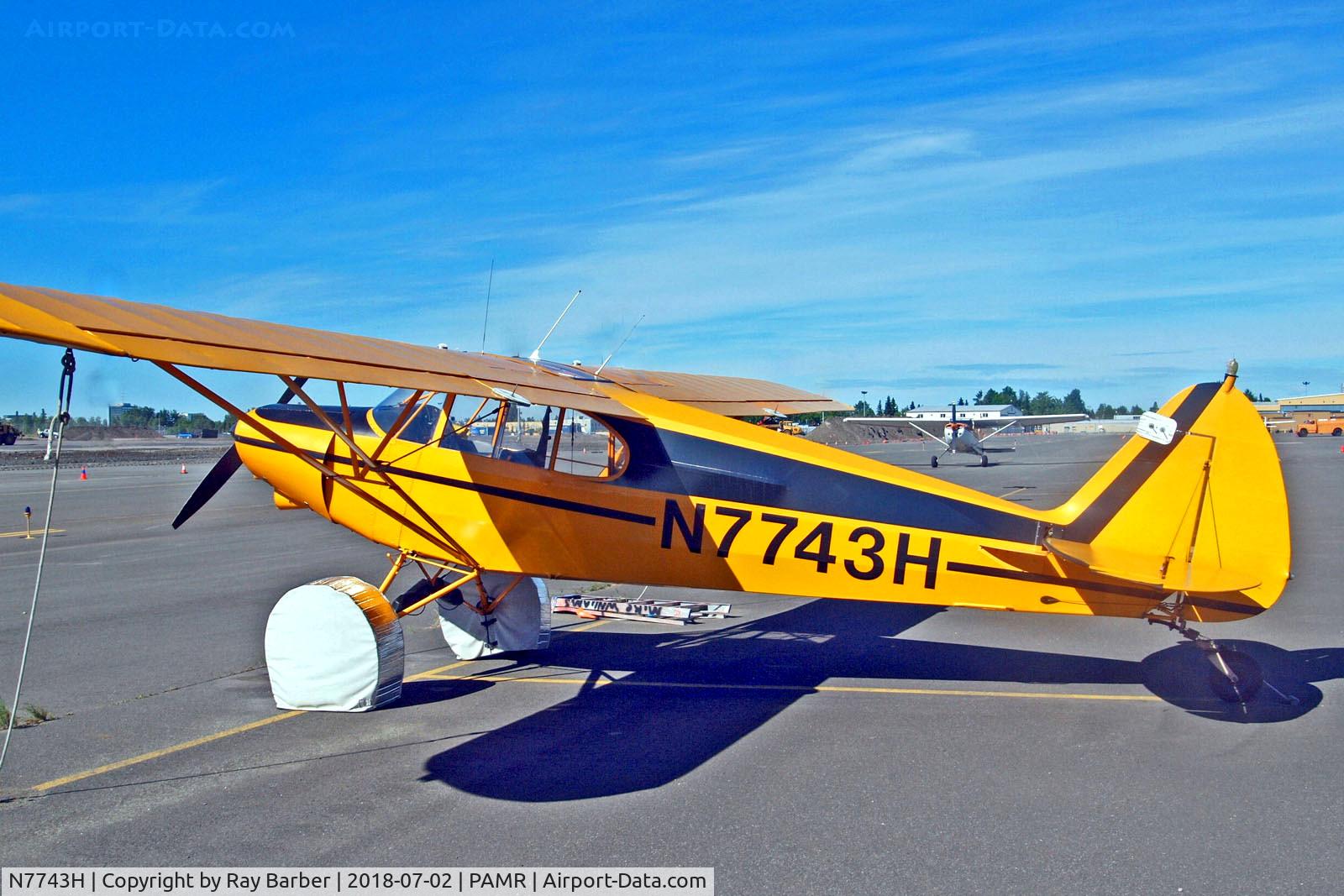 N7743H, 1946 Piper PA-12 Super Cruiser C/N 12-639, N7743H   Piper PA-12 Super Cruiser [12-639] Anchorage-Merrill Field~N 02/07/2018
