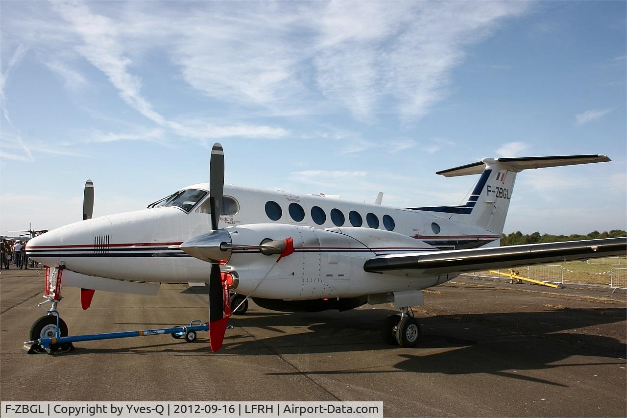 F-ZBGL, Hawker Beechcraft 350ER Super King Air (B300CER) C/N FL-746, Beech Super King Air 350 operated by French Customs, Static Display, Lann Bihoué Naval Air Base (LFRH-LRT) open day 2012