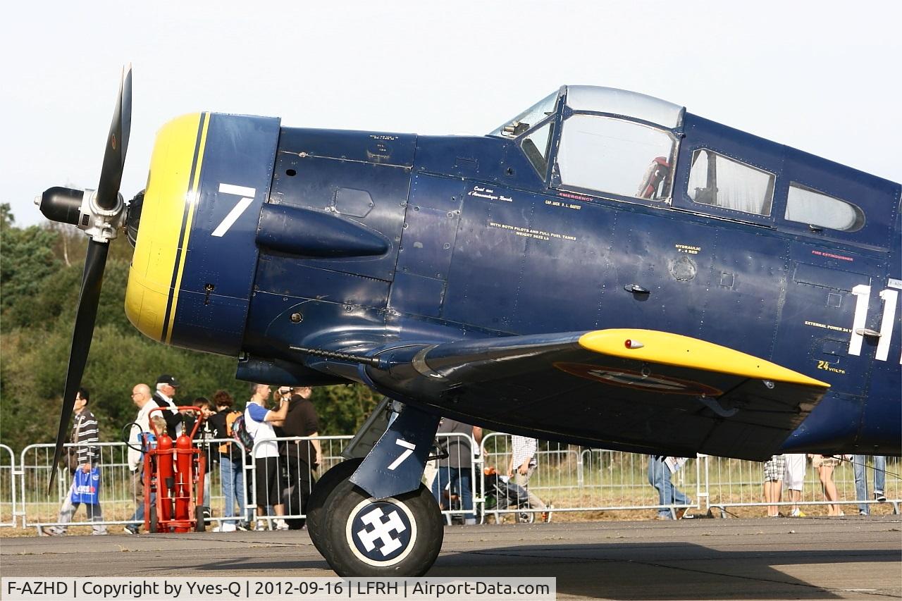 F-AZHD, North American NA-68 C/N SA-30, North American NA-68 (T6), Static display, Lann Bihoué Naval Air Base (LFRH-LRT)