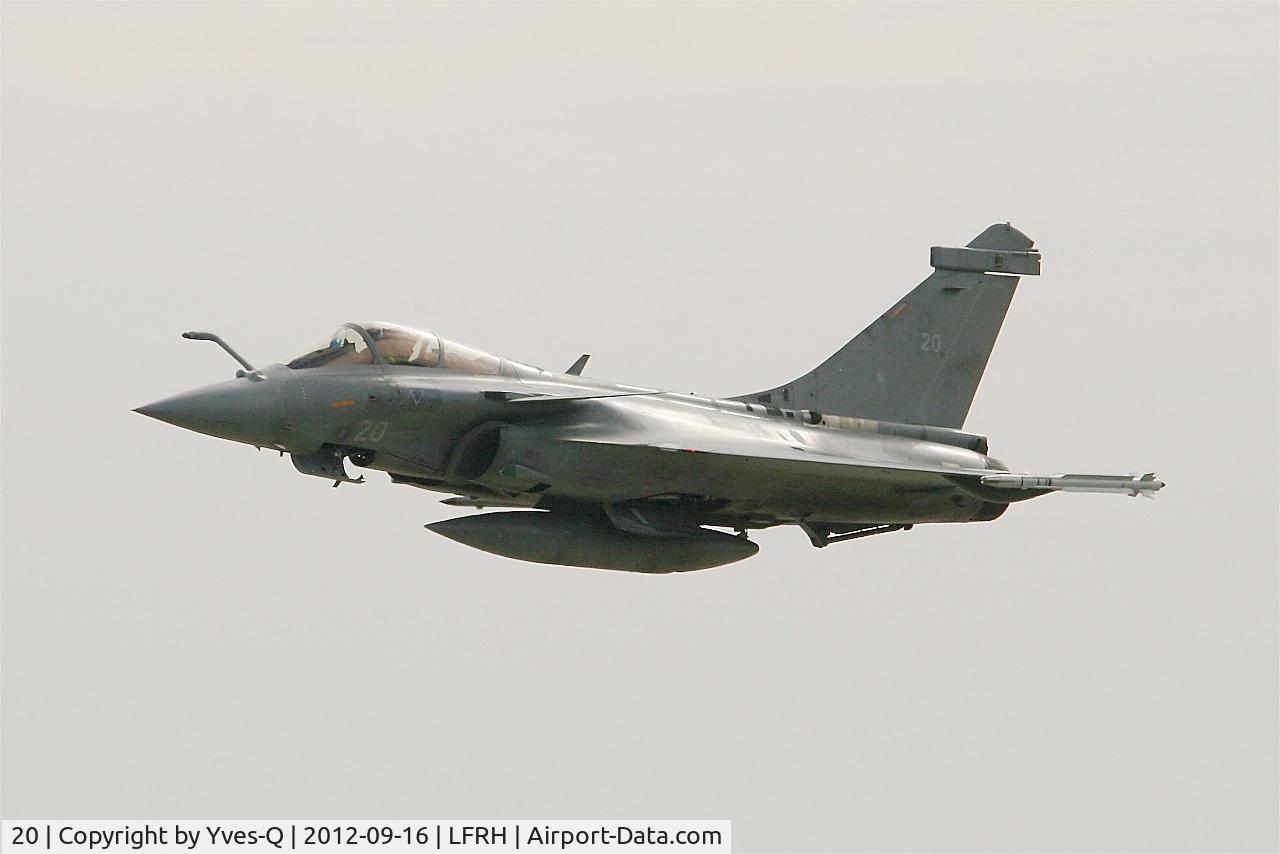 20, Dassault Rafale M C/N 20, Dassault Rafale M, Take off, Lann Bihoue Naval Air Base (LFRH-LRT) Open day 2012