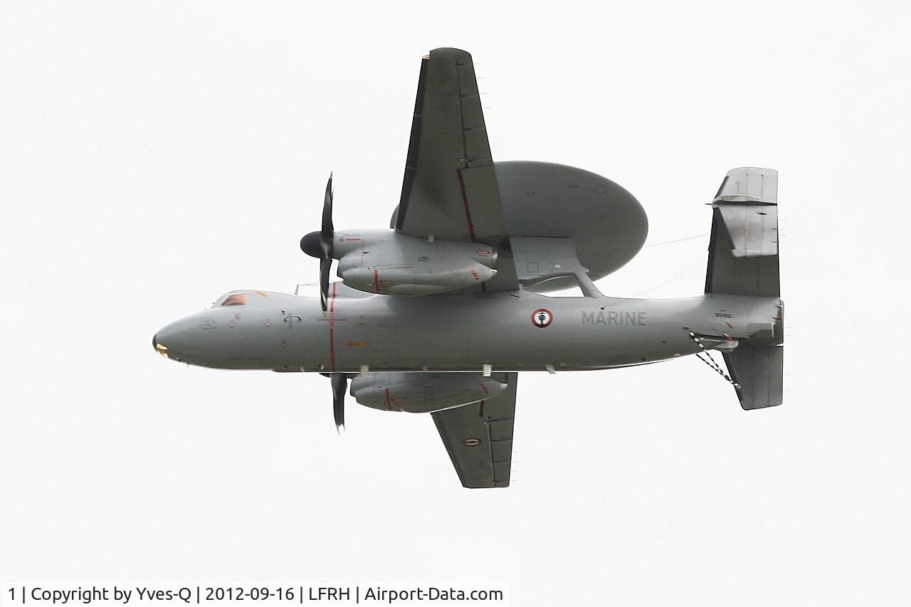 1, Grumman E-2C Hawkeye C/N FR-1, Grumman E-2C Hawkeye, On display, Lann Bihoué Air Base (LFRH-LRT) Open day 2012