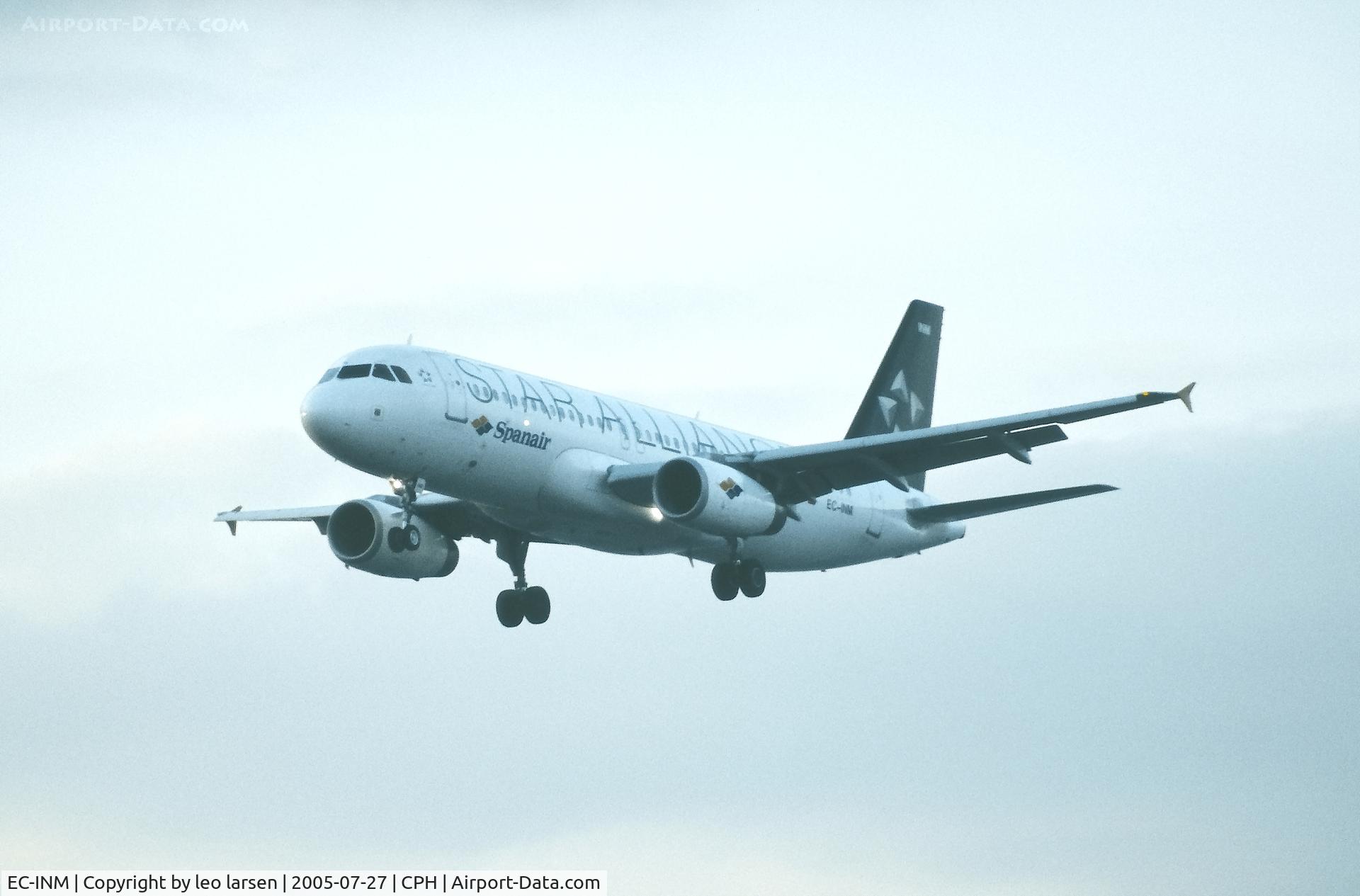 EC-INM, 2003 Airbus A320-232 C/N 1979, Copenhagen 27.7.2005