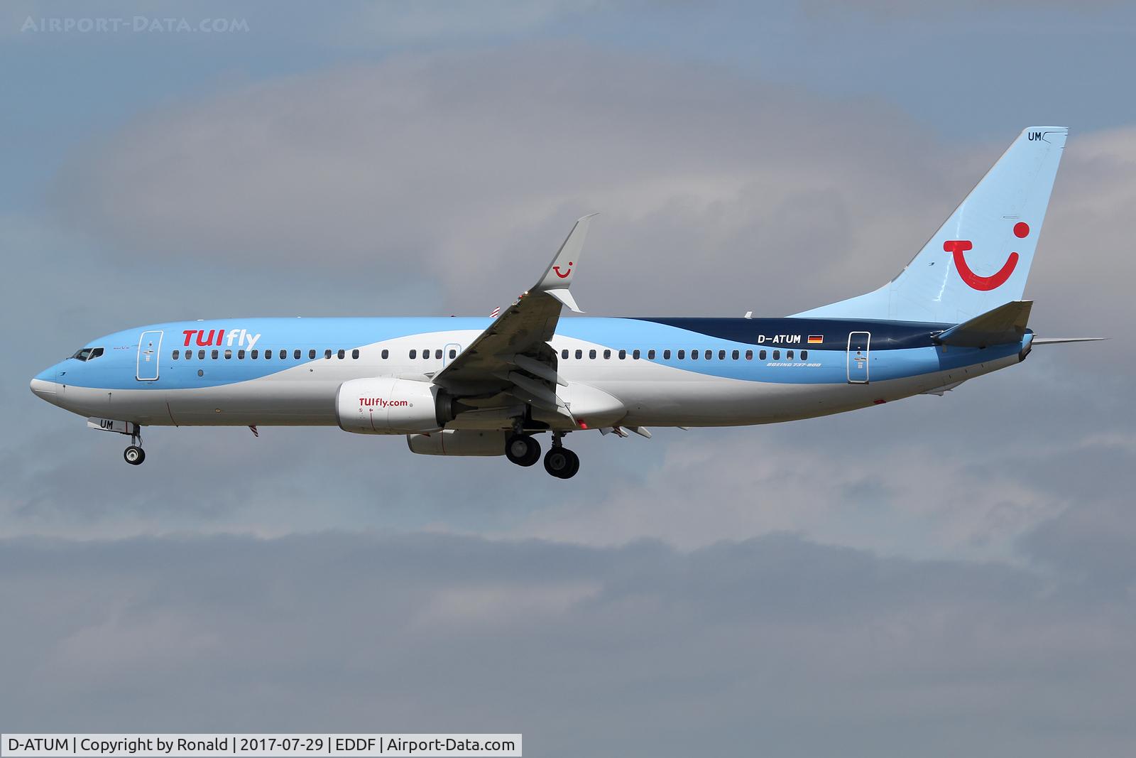 D-ATUM, 2014 Boeing 737-8K5 C/N 37240, at fra