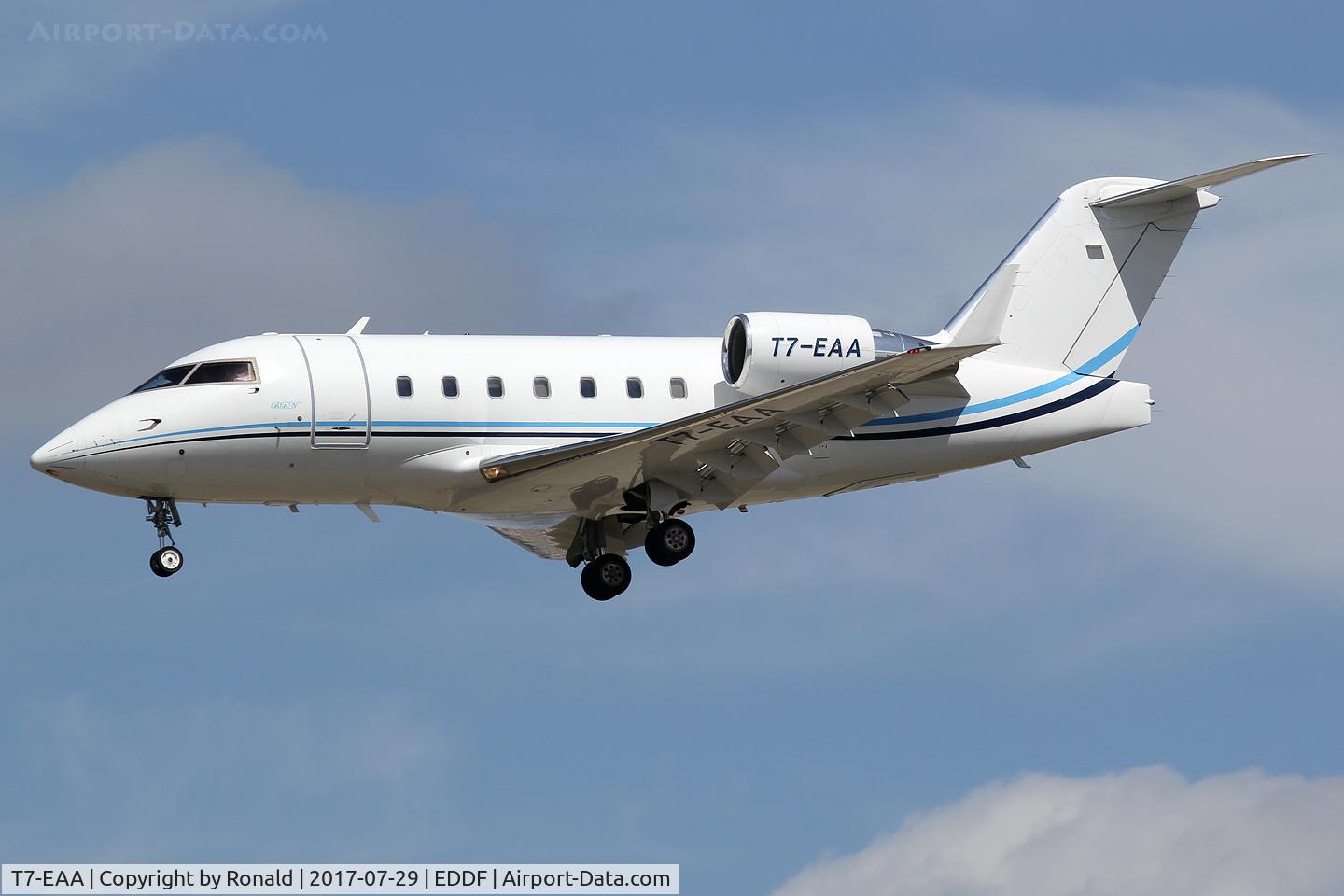 T7-EAA, 2006 Bombardier Challenger 604 (CL-600-2B16) C/N 5649, at fra