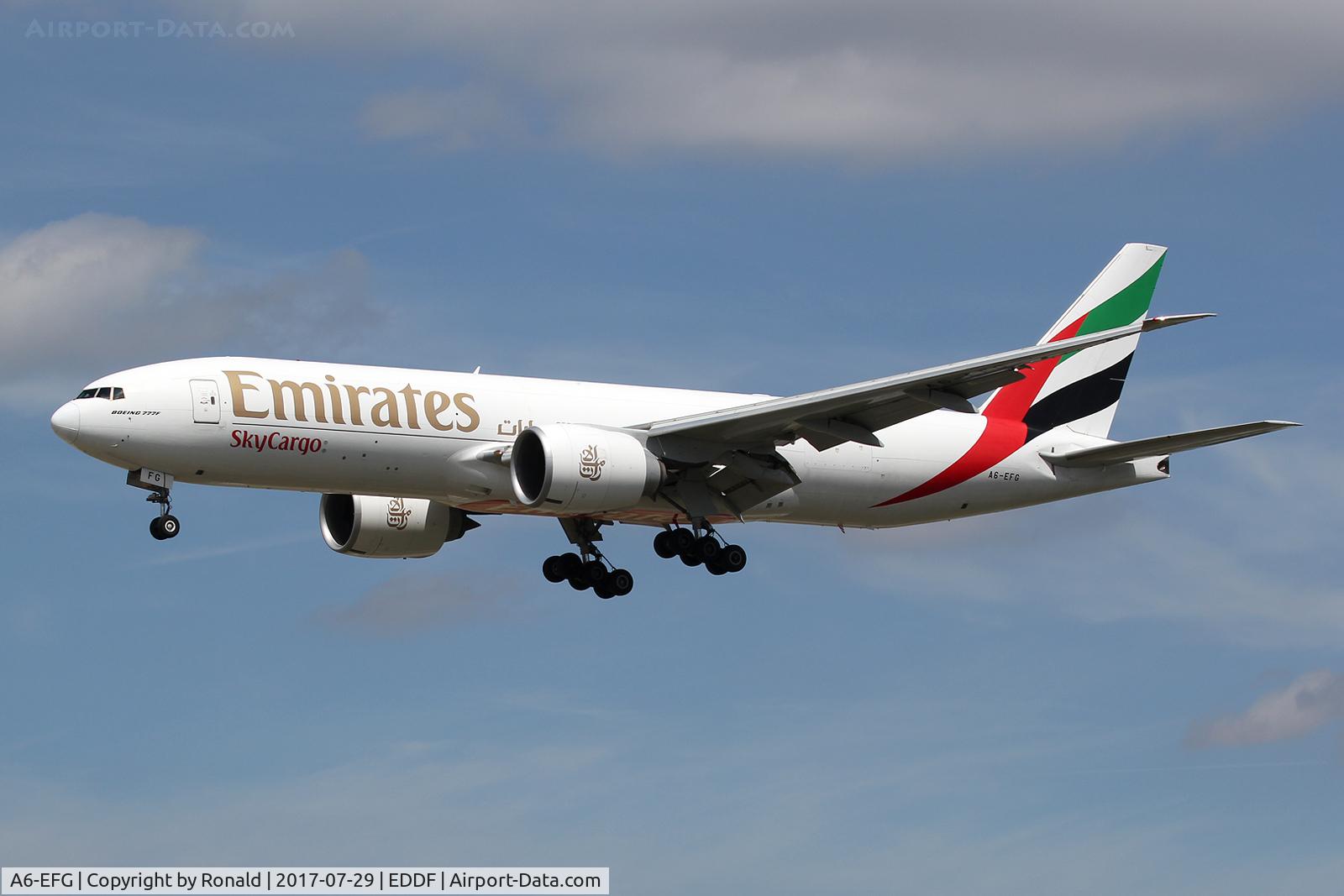 A6-EFG, 2012 Boeing 777-F1H C/N 35613, at fra