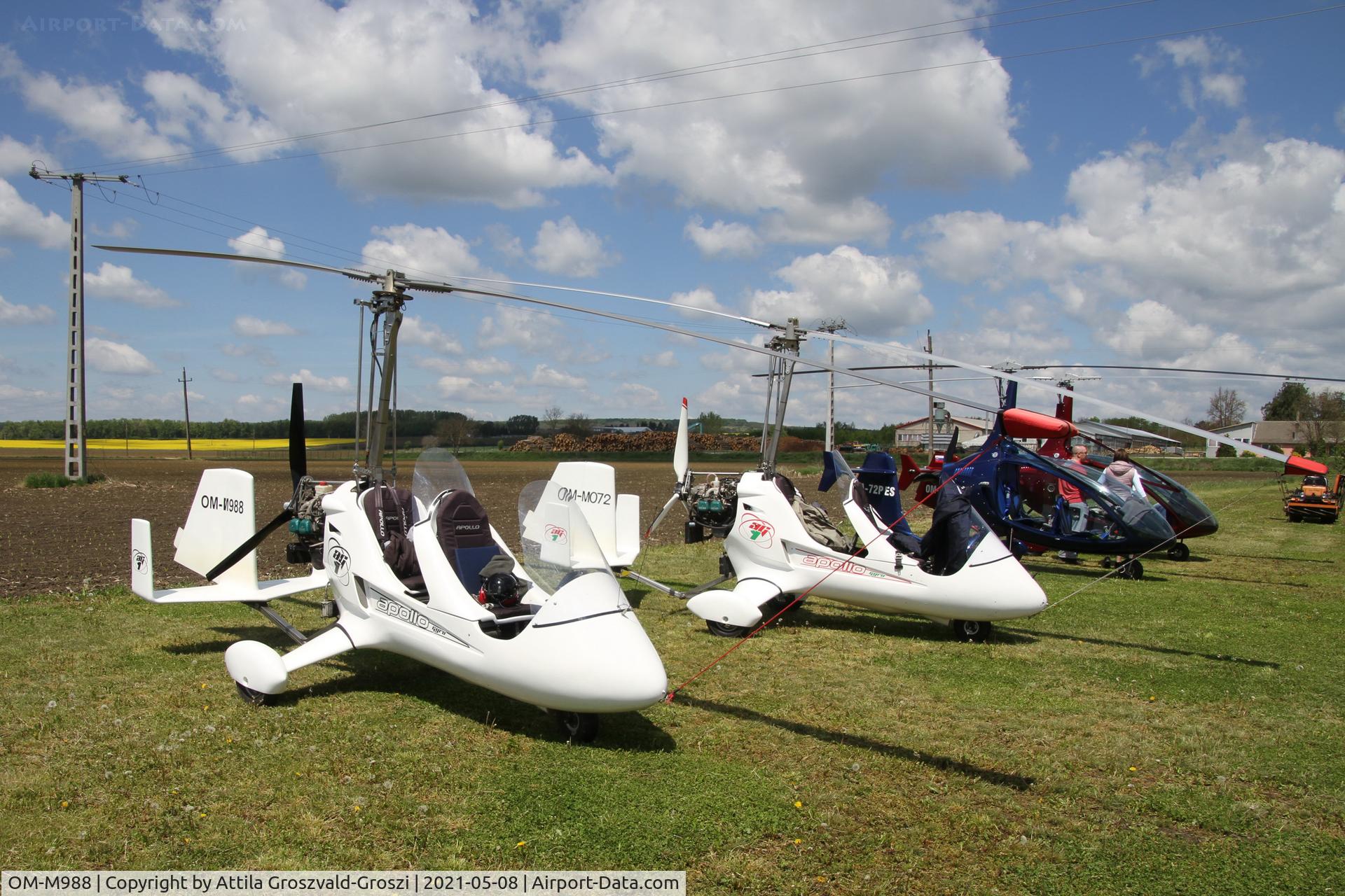 OM-M988, 2014 Halley Apollo Gyro AG-1 C/N 030714, Becsehely, Mura Airport-Hungary