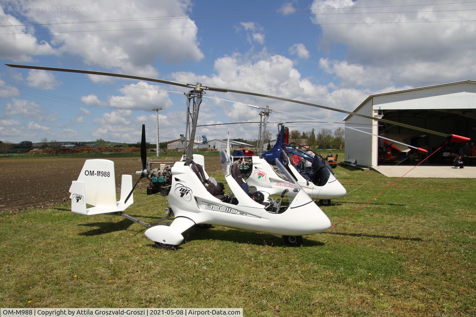 OM-M988, 2014 Halley Apollo Gyro AG-1 C/N 030714, Becsehely, Mura Airport-Hungary
