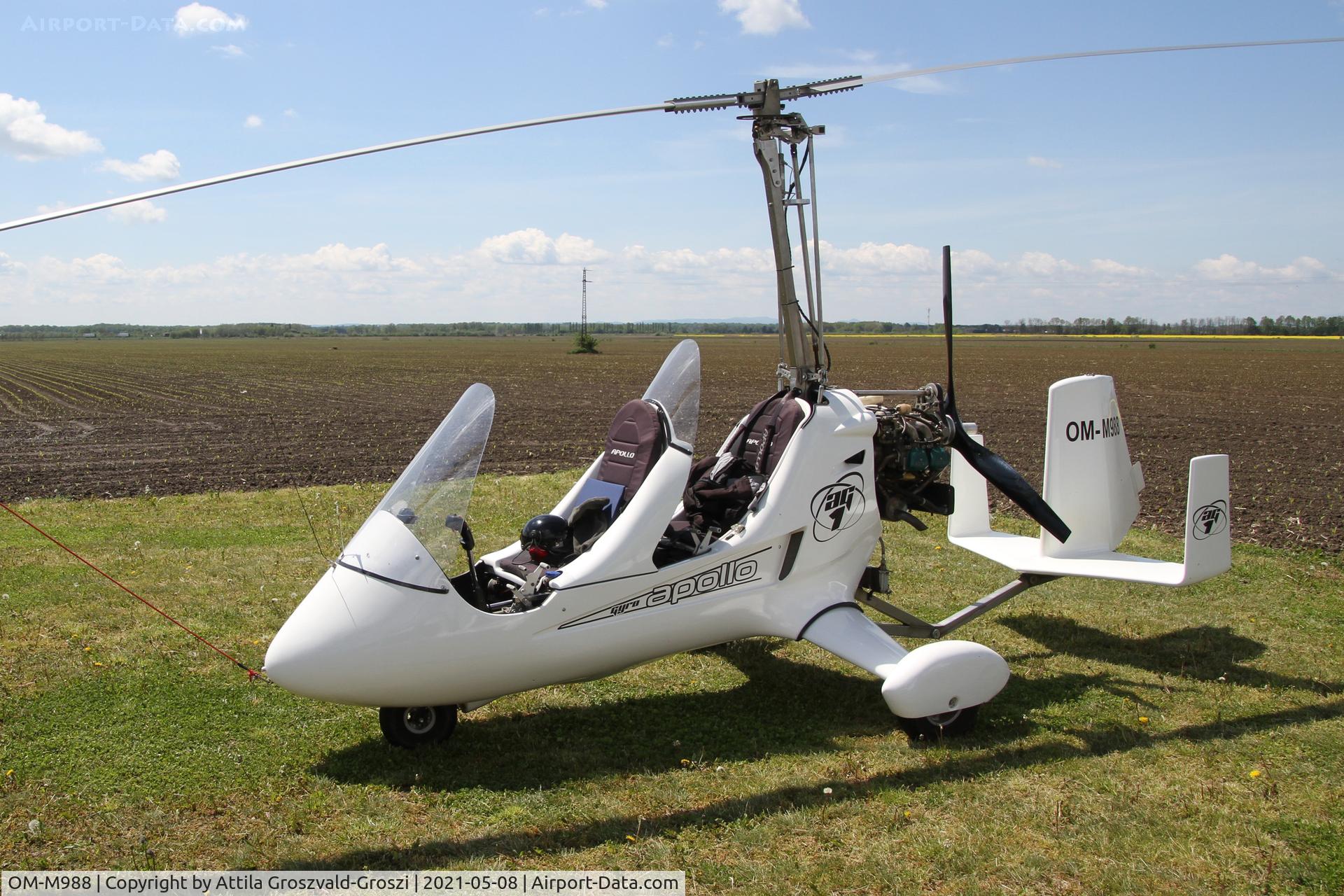 OM-M988, 2014 Halley Apollo Gyro AG-1 C/N 030714, Becsehely, Mura Airport-Hungary