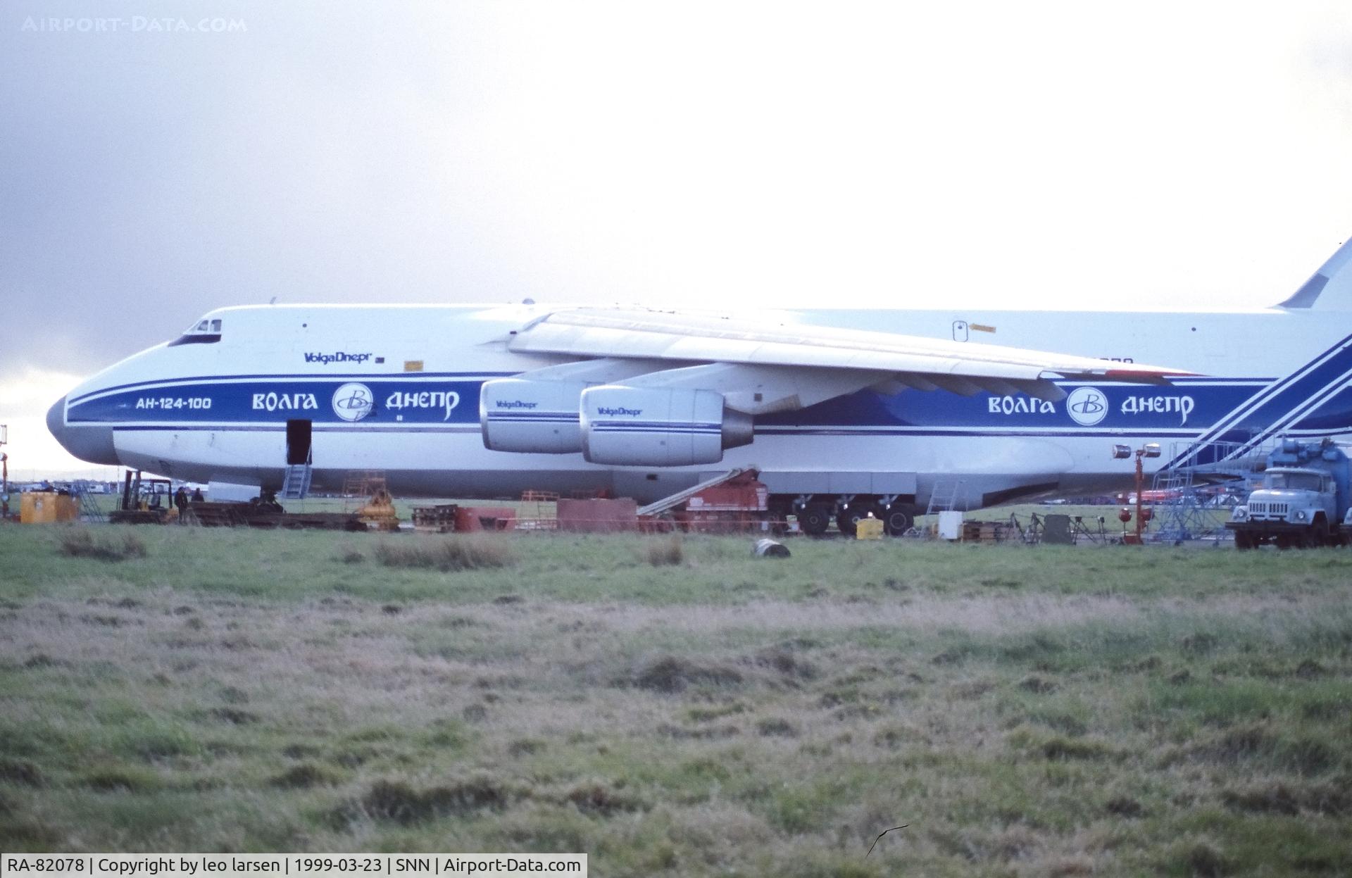 RA-82078, 1996 Antonov An-124-100 Ruslan C/N 9773054559153, Shannon 23.3.1999