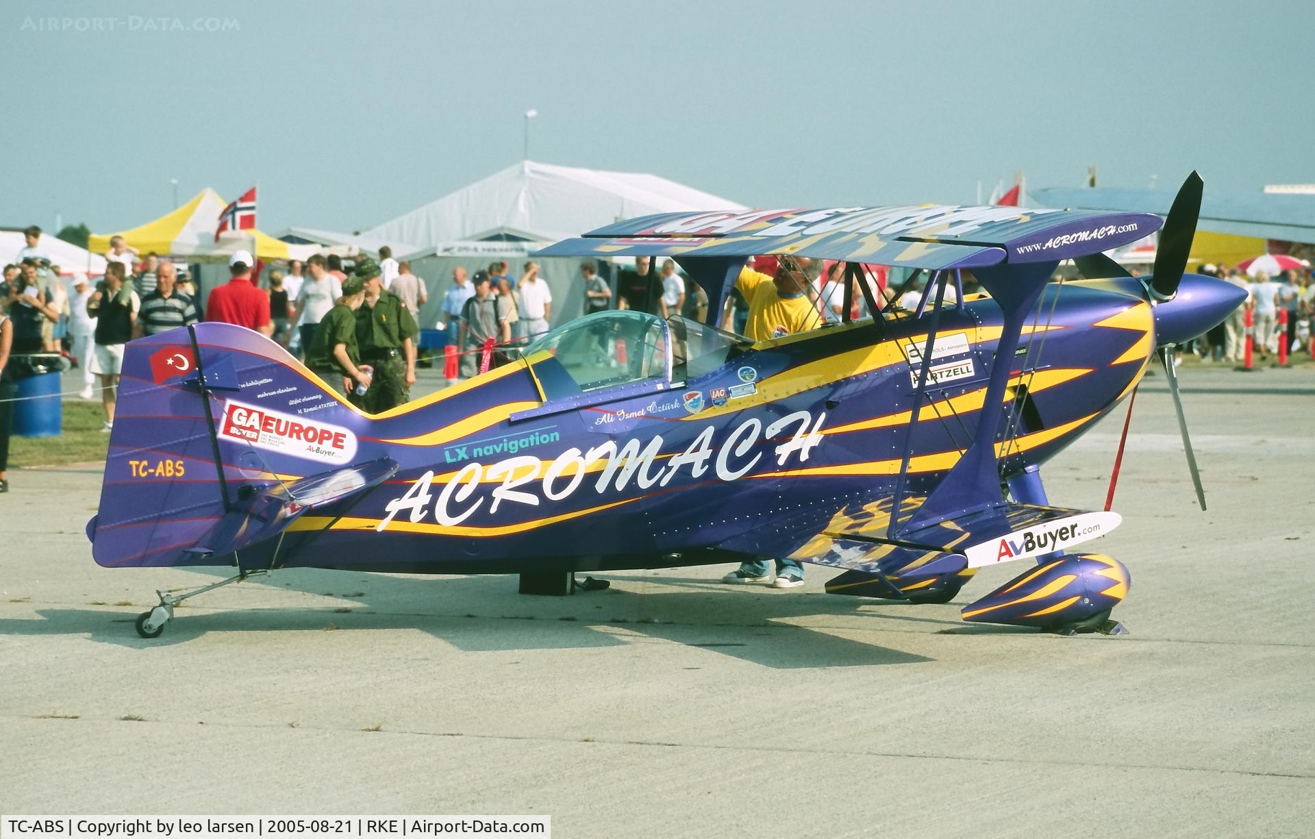 TC-ABS, Pitts S-2S Special C/N 2002, Roskilde Air Show 21.8.2005