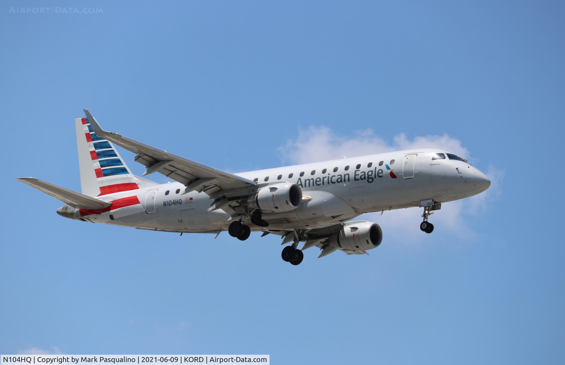 N104HQ, 2007 Embraer 175LR (ERJ-170-200LR) C/N 17000160, ERJ-170-200LR