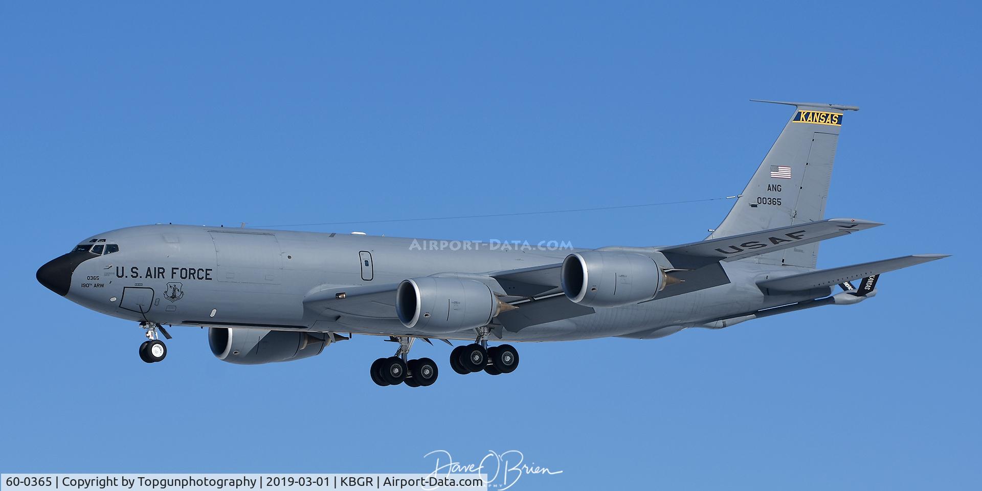 60-0365, 1960 Boeing KC-135R Stratotanker C/N 18140, WYLIE 52 helping ferry BAF over to the US.
