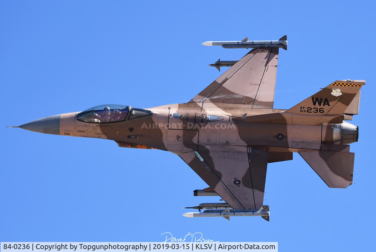84-0236, 1982 General Dynamics F-16C Fighting Falcon C/N 5C-73, IVAN21 in Desert Camo