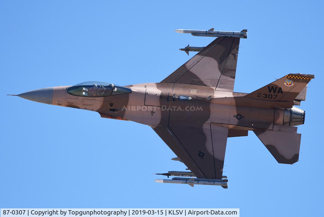 87-0307, 1987 General Dynamics F-16C Fighting Falcon C/N 5C-568, IVAN11