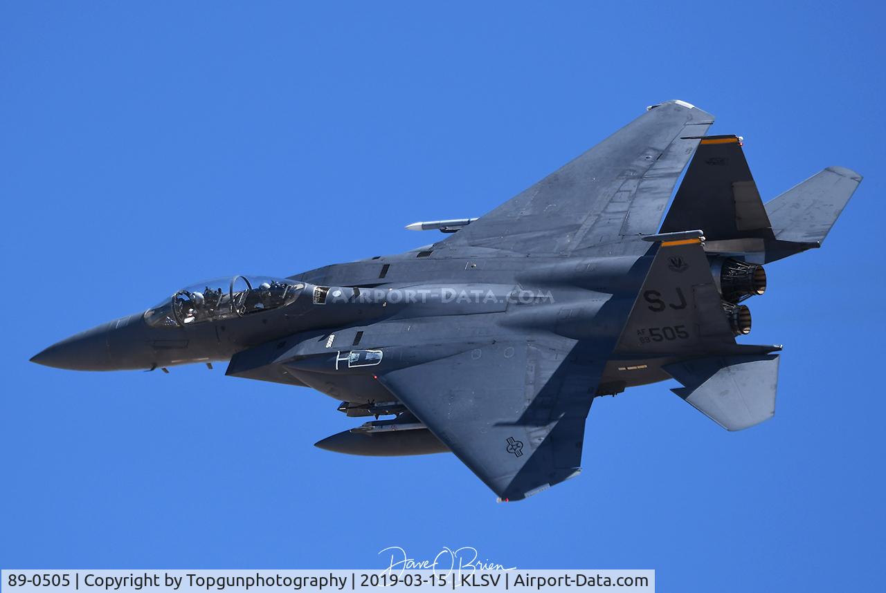 89-0505, 1989 McDonnell Douglas F-15E Strike Eagle C/N 1152/E127, DRAGO12