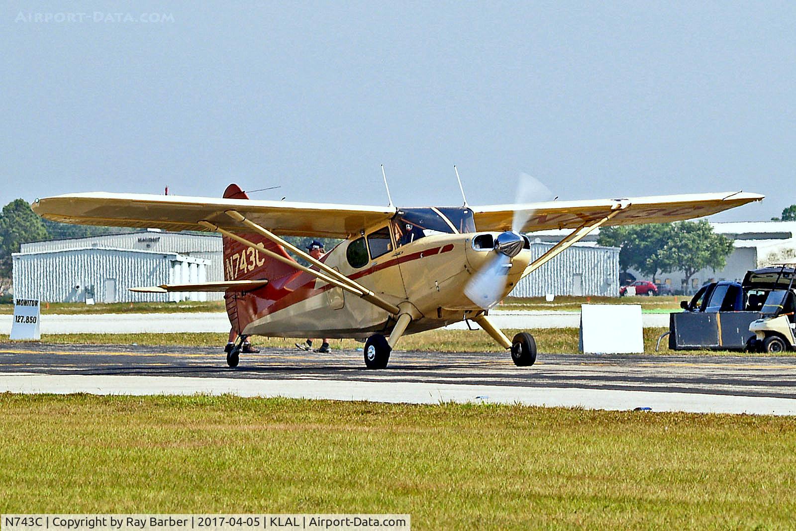 N743C, 1947 Stinson 108-3 Voyager C/N 108-3743, N743C   Stinson 108-3 Voyager [108-3743] Lakeland-Linder~N 05/04/2017