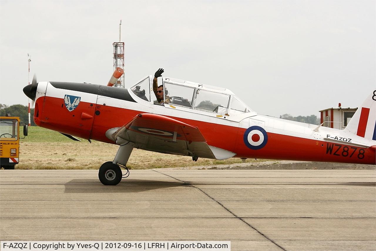 F-AZQZ, 1953 De Havilland DHC-1 Chipmunk T.10 C/N C1/0916, De Havilland DHC1 Chipmunk,Taxiing, Lann Bihoué Air Base (LFRH-LRT) Open day 2012