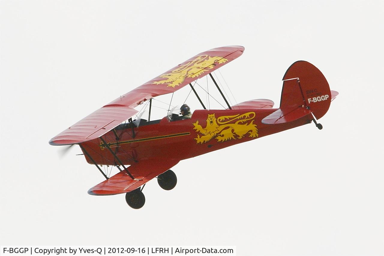 F-BGGP, Stampe-Vertongen SV-4C C/N 41, Stampe SV 4C, On Display, Lann Bihoué Air Base (LFRH-LRT) Open day 2012