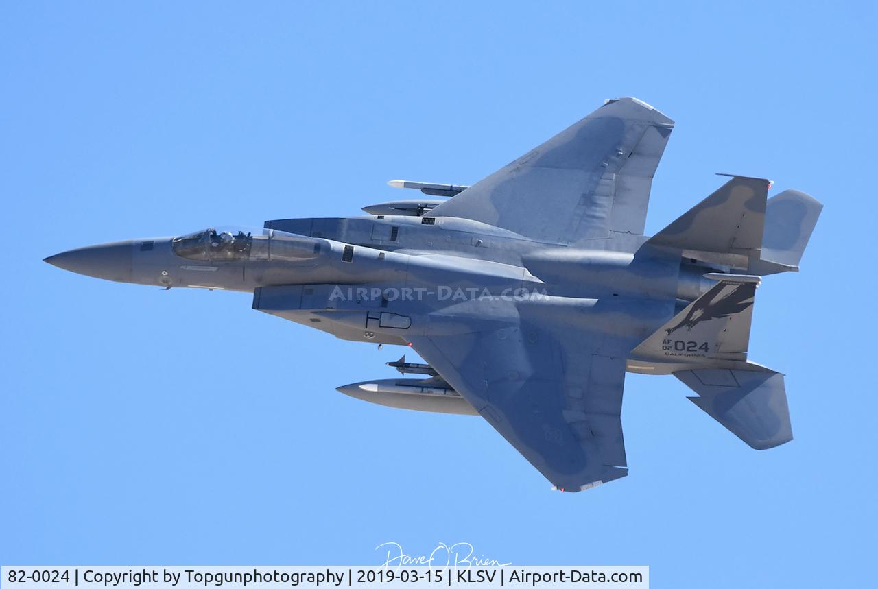 82-0024, 1982 McDonnell Douglas F-15C Eagle C/N 0838/C255, 194th FS out of Fresno