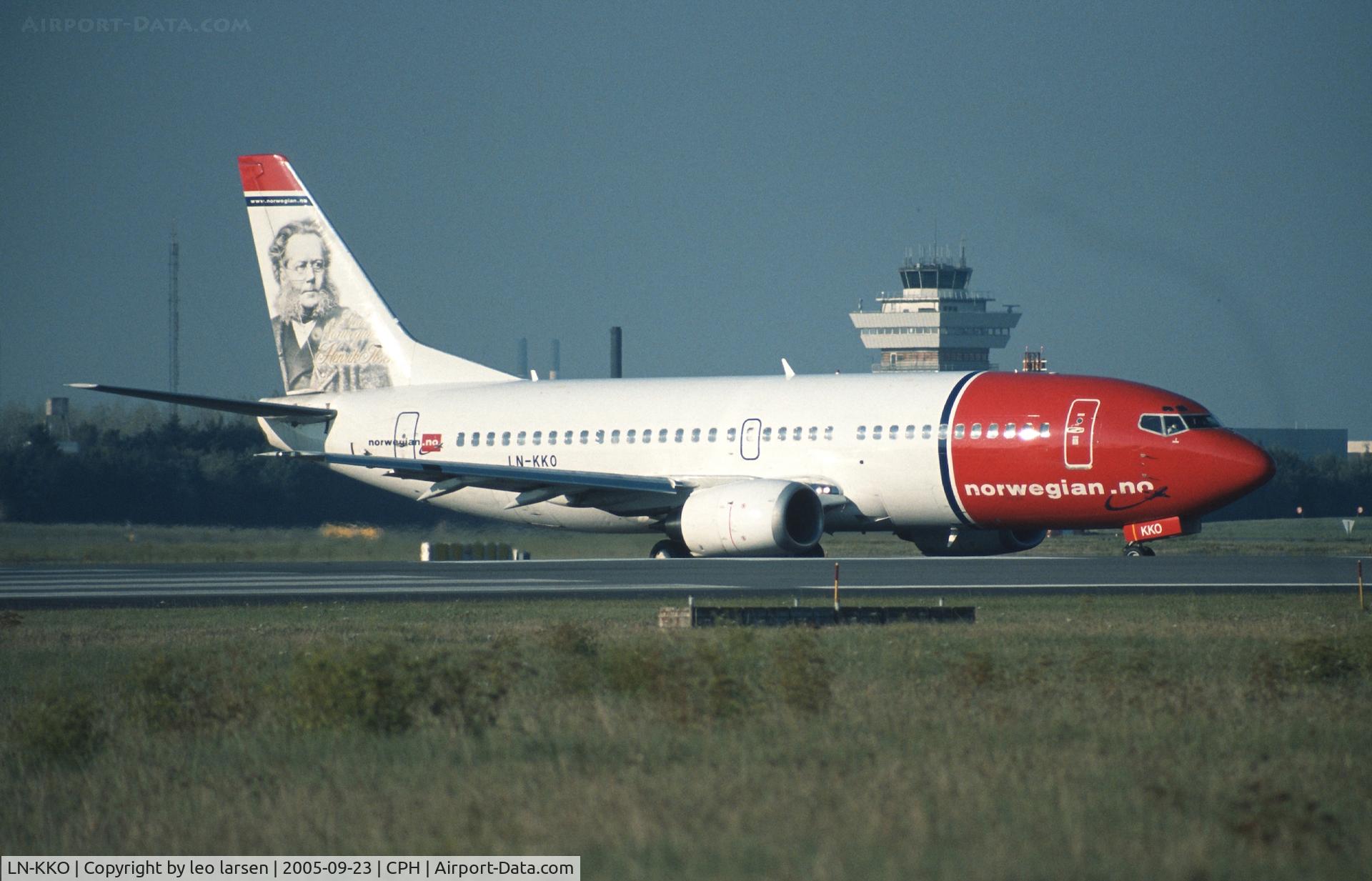 LN-KKO, 1991 Boeing 737-3Y0 C/N 24909, Copenhagen 23.9.2005