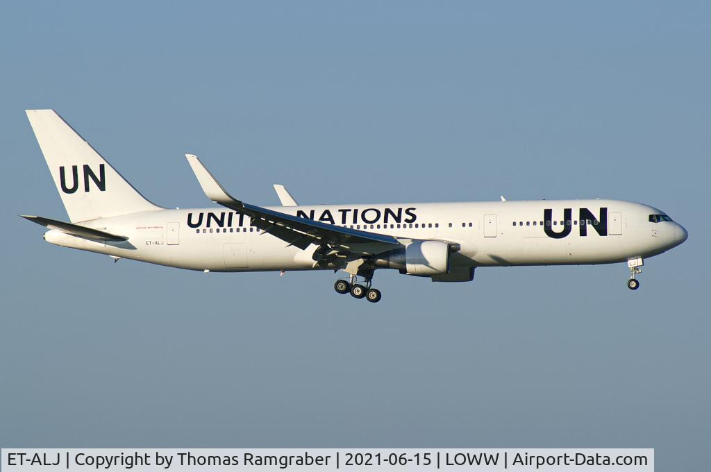 ET-ALJ, 2003 Boeing 767-360/ER C/N 33767, Ethiopian Airlines (United Nations) Boeing 767-300ER