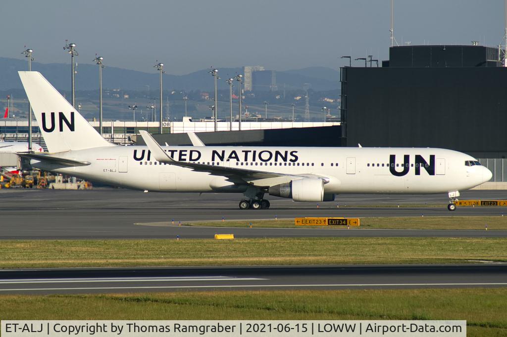 ET-ALJ, 2003 Boeing 767-360/ER C/N 33767, Ethiopian Airlines (United Nations) Boeing 767-300ER