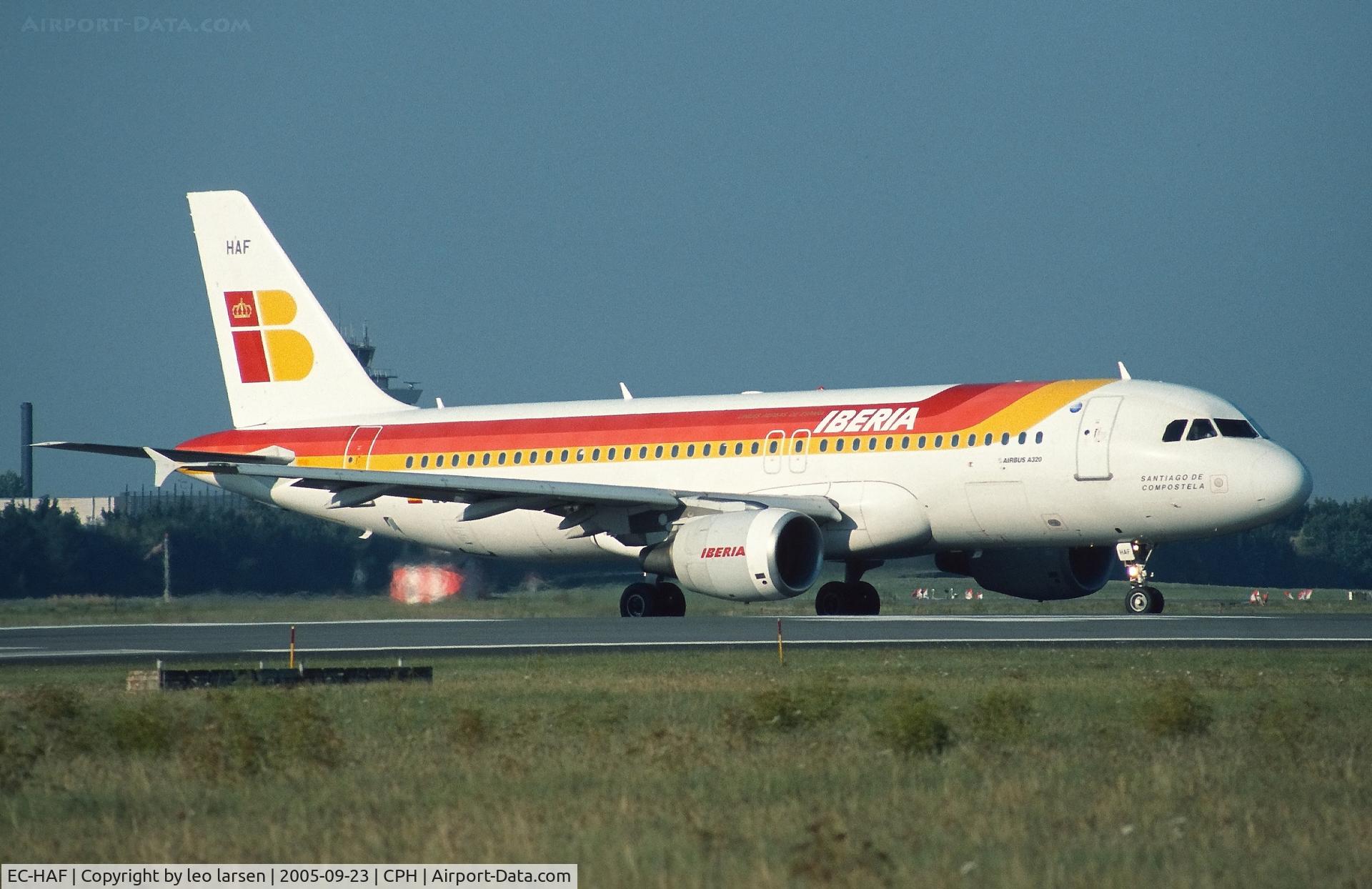 EC-HAF, 1999 Airbus A320-214 C/N 1047, Copenhagen 23.9.2005