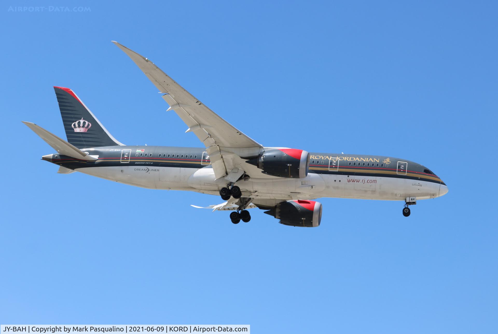 JY-BAH, 2017 Boeing 787-8 Dreamliner C/N 37985, Boeing 787-8