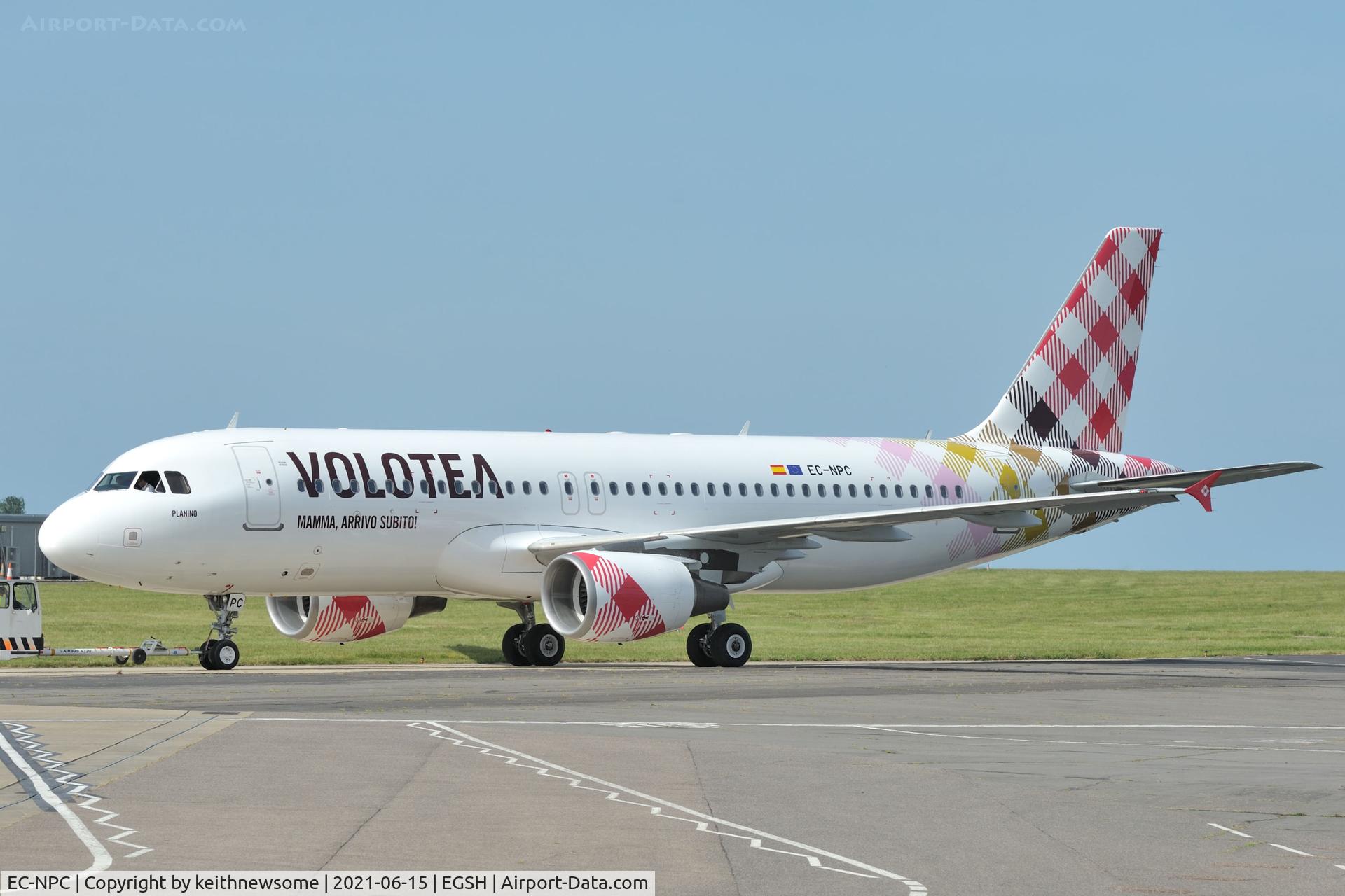 EC-NPC, 2009 Airbus A320-214 C/N 3931, Removed from spray shop with Volotea Airlines colour scheme.
