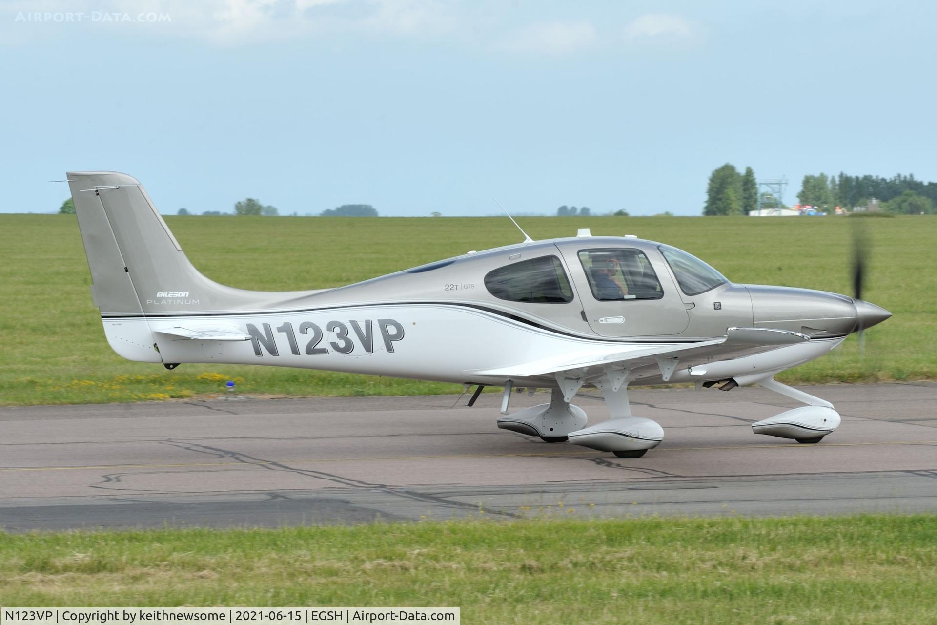 N123VP, 2019 Cirrus SR-22T GTS Platinum C/N 1914, Very quick visit to Norwich.