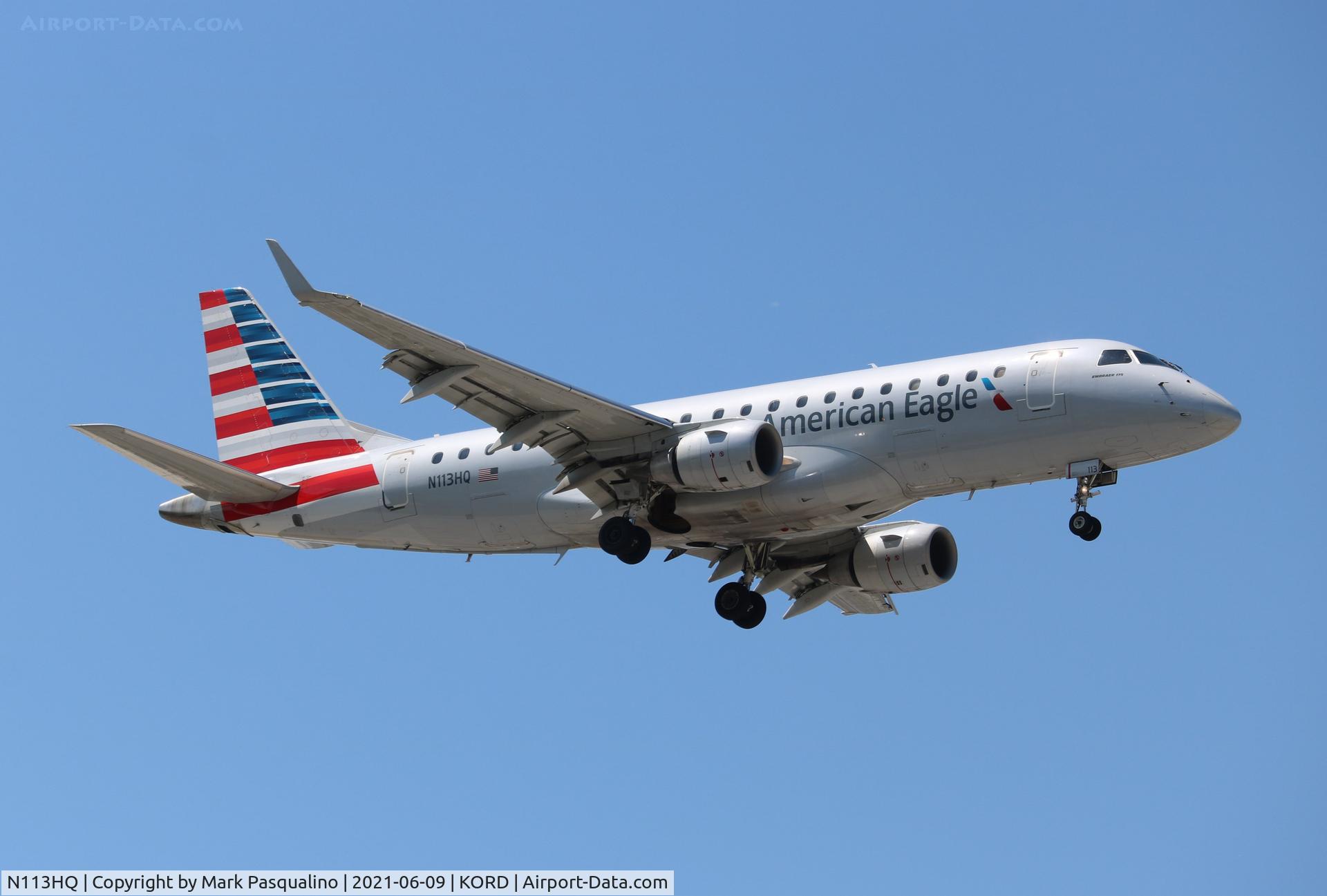 N113HQ, 2007 Embraer 175LR (ERJ-170-200LR) C/N 17000177, ERJ-170-200LR