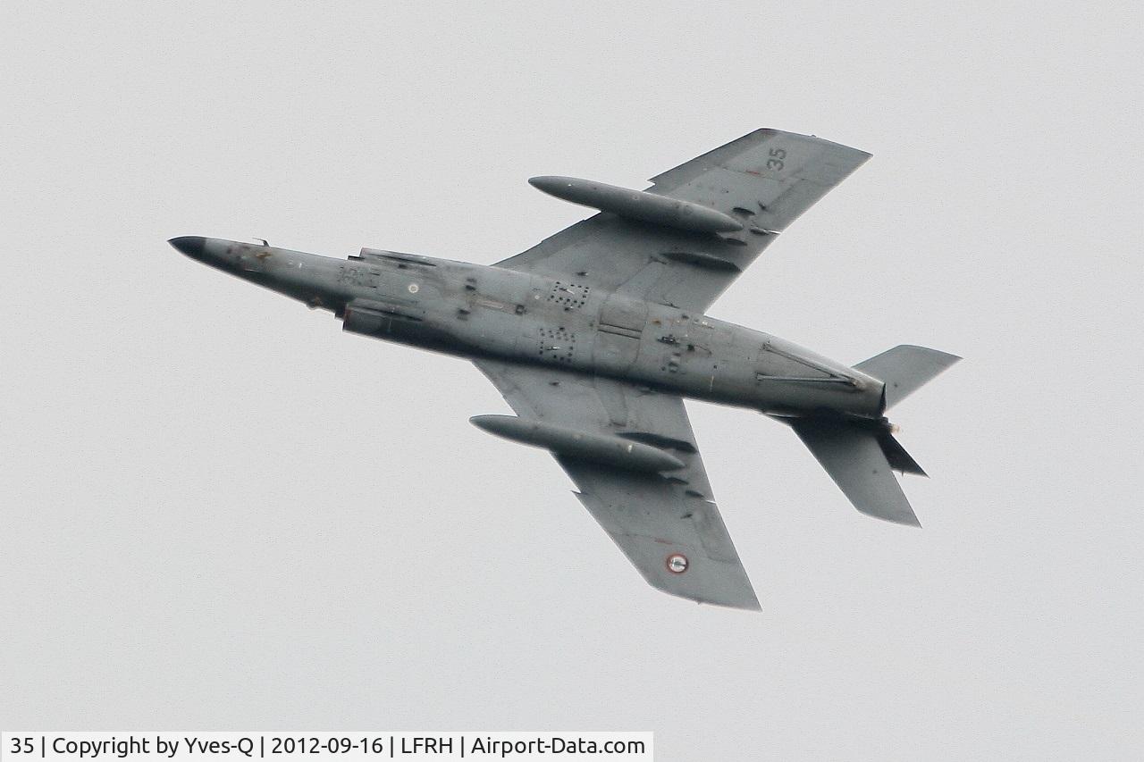 35, Dassault Super Etendard C/N 35, French Naval Aviation Dassault Super Etendard M (SEM), Solo display, Lann Bihoué Air Base (LFRH-LRT) Open day 2012