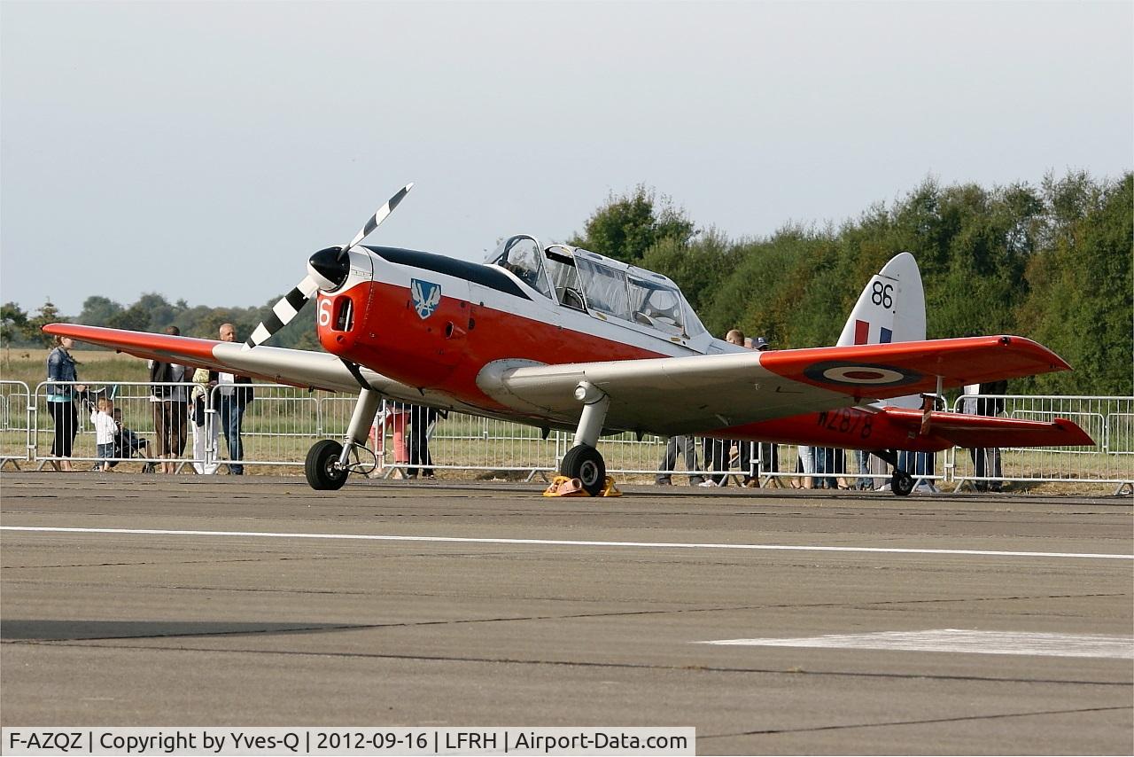 F-AZQZ, 1953 De Havilland DHC-1 Chipmunk T.10 C/N C1/0916, De Havilland DHC1 Chipmunk,Static display, Lann Bihoué Air Base (LFRH-LRT) Open day 2012
