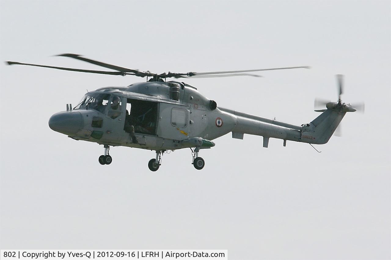 802, Westland Lynx HAS.4(FN) C/N 253, Westland Lynx HAS 4, Solo display, Lann Bihoué Air Base (LFRH-LRT) open day 2012