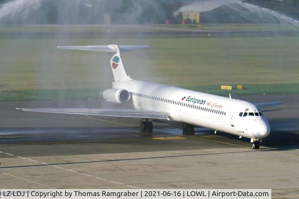 LZ-LDJ, 1995 McDonnell Douglas MD-82 (DC-9-82) C/N 53230, European Air Charter MD-82