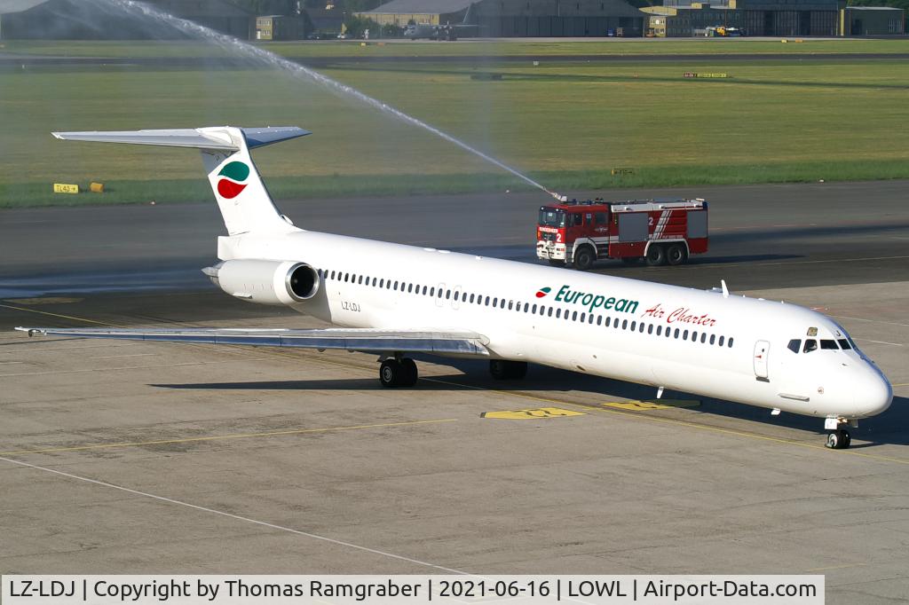 LZ-LDJ, 1995 McDonnell Douglas MD-82 (DC-9-82) C/N 53230, European Air Charter MD-82