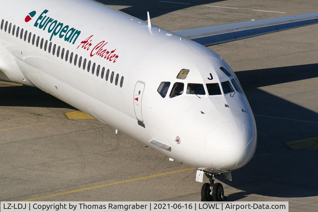 LZ-LDJ, 1995 McDonnell Douglas MD-82 (DC-9-82) C/N 53230, European Air Charter MD-82
