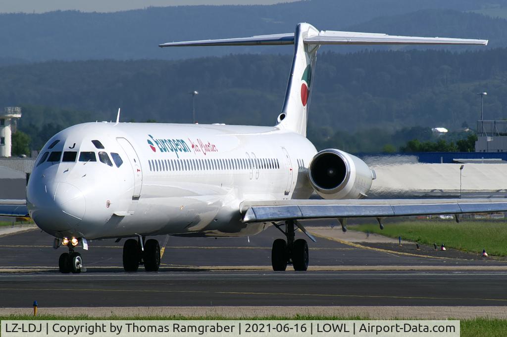 LZ-LDJ, 1995 McDonnell Douglas MD-82 (DC-9-82) C/N 53230, European Air Charter MD-82