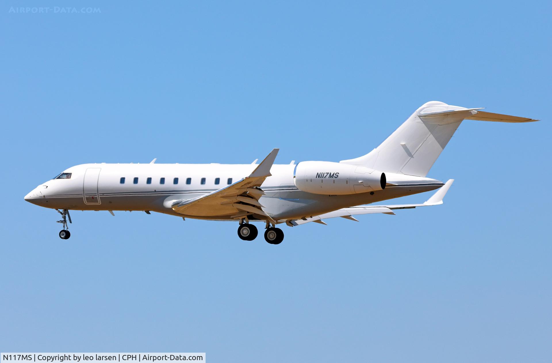 N117MS, 2010 Bombardier BD-700-1A11 Global 5000 C/N 9386, Copenhagen 16.6.2021