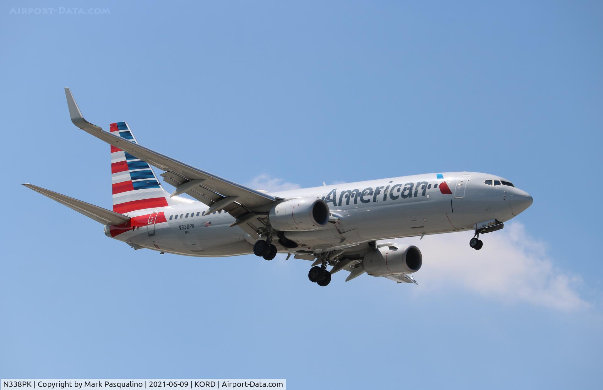 N338PK, 2017 Boeing 737-823 C/N 31268, Boeing 737-823