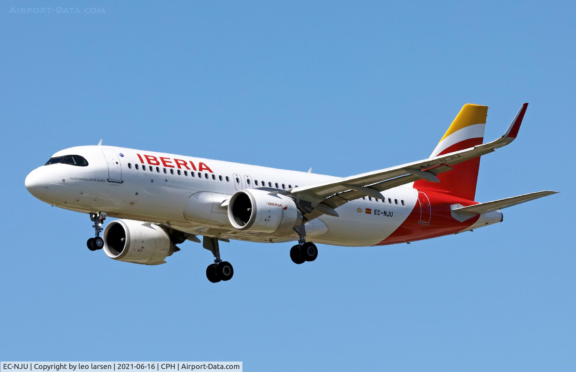 EC-NJU, 2020 Airbus A320-251N C/N 10065, Copenhagen 16.6.2021