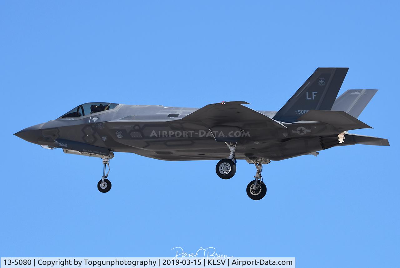 13-5080, Lockheed Martin F-35A Lightning II C/N AF-86, HARLEY 01 returning
