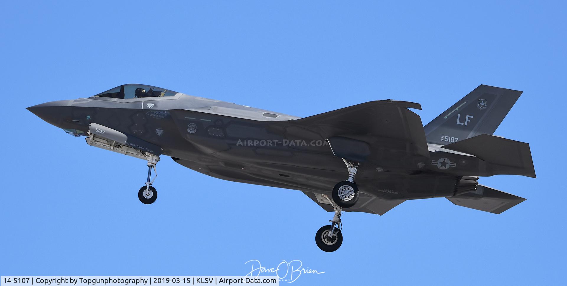14-5107, 2016 Lockheed Martin F-35A Lightning II C/N AF-108, CHARLIE 33
