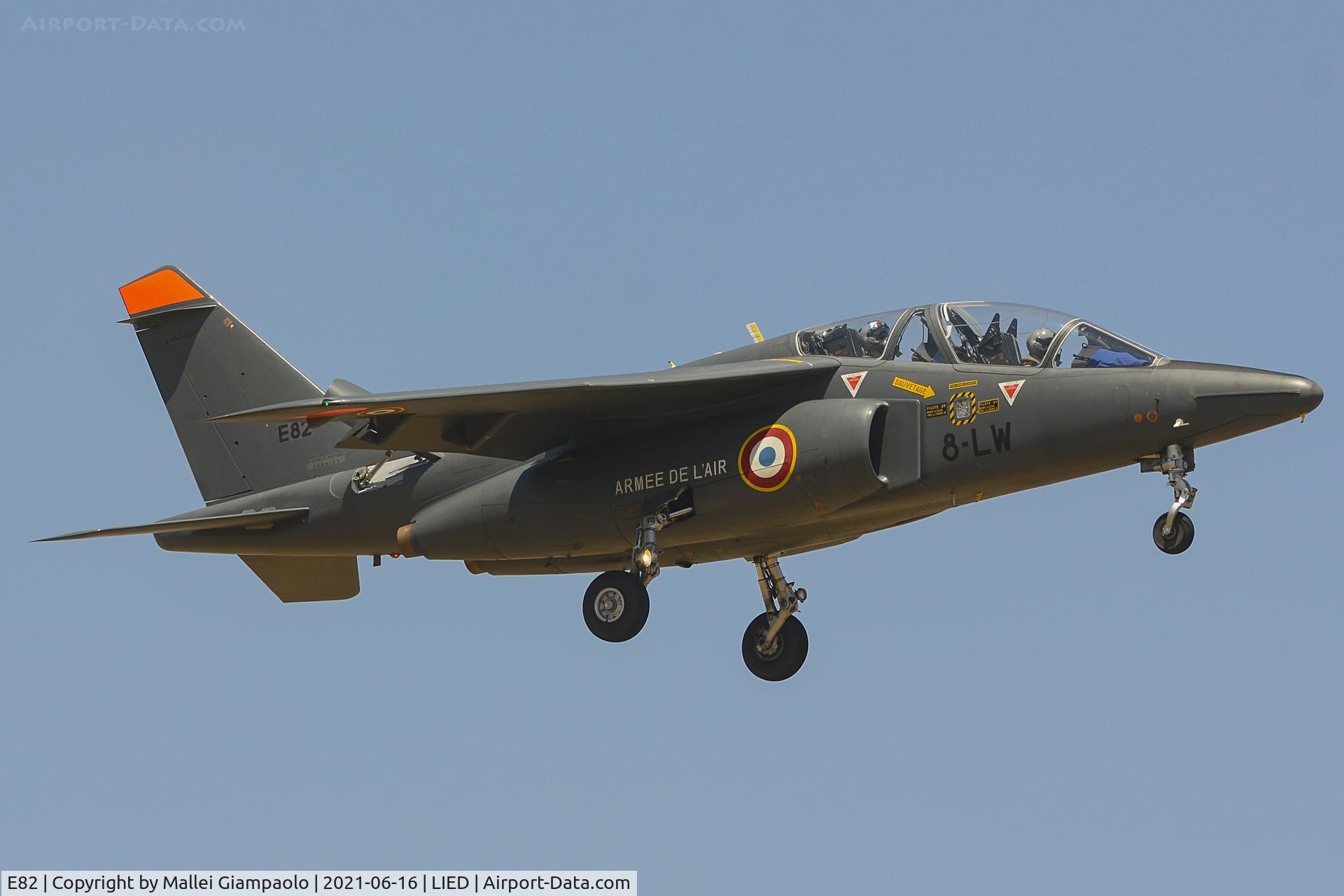 E82, Dassault-Dornier Alpha Jet E C/N E82, E82 8-LW