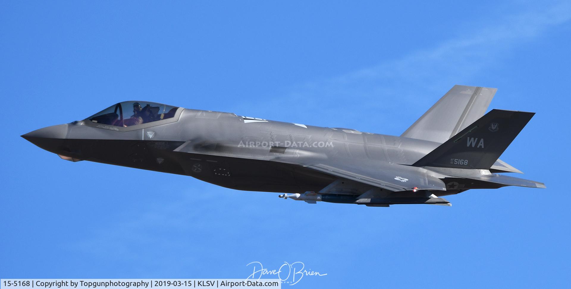 15-5168, 2015 Lockheed Martin F-35A C/N AF143, SCAT02 following his wingman to the range