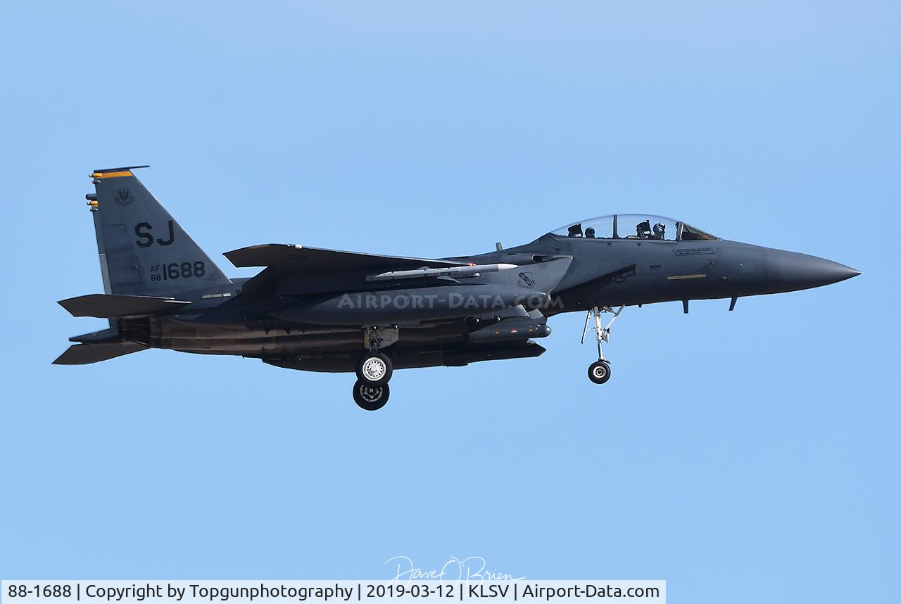 88-1688, 1988 McDonnell Douglas F-15E Strike Eagle C/N 1097/E072, 336th FS