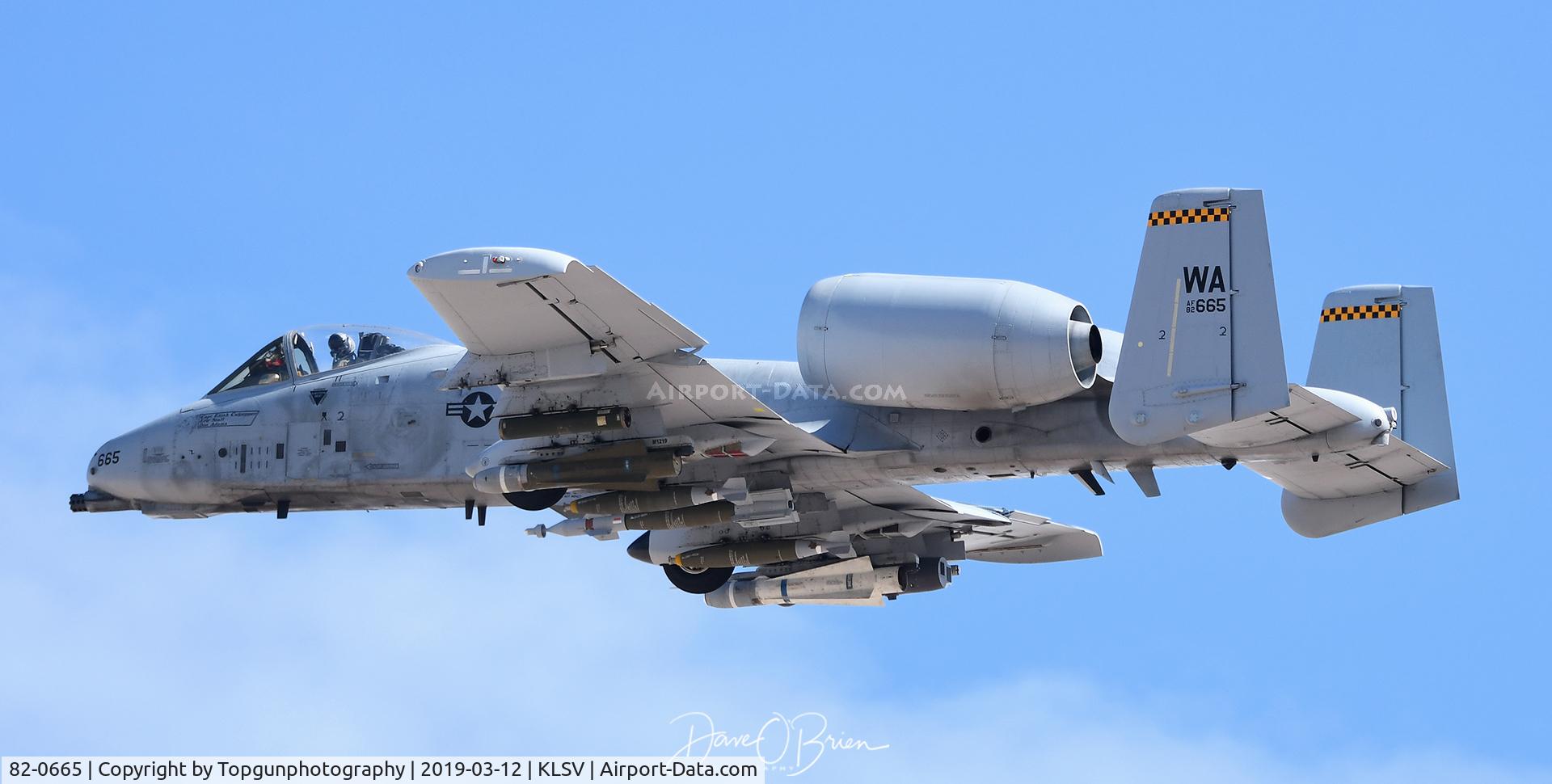 82-0665, 1982 Fairchild Republic A-10C Thunderbolt II C/N A10-0713, 66th WPS